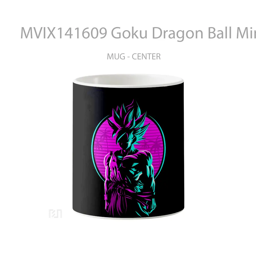 Mug Goku Dragon Ball Minimalist Cangkir Anime