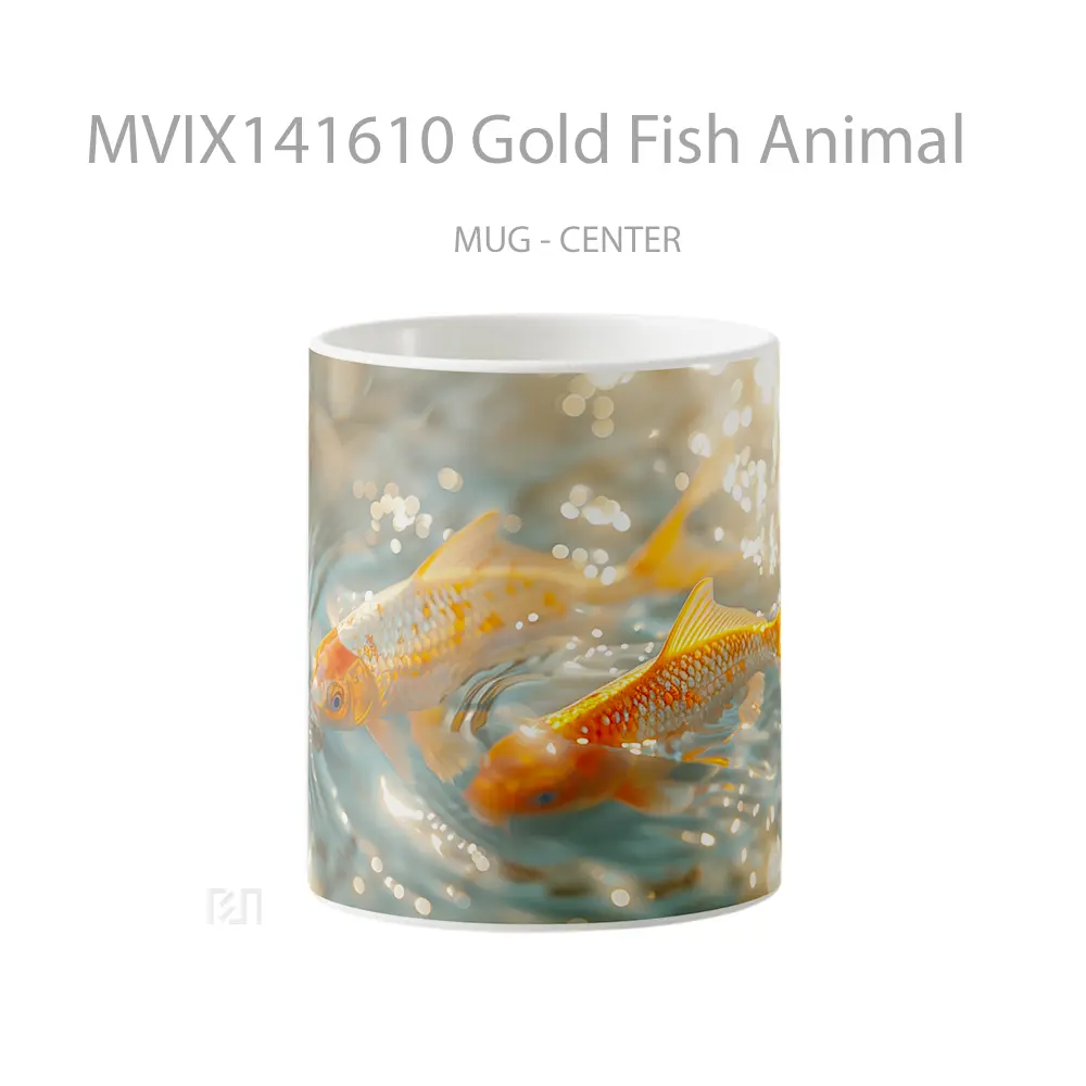 Mug Gold Fish Animal Gelas Hewan Lucu