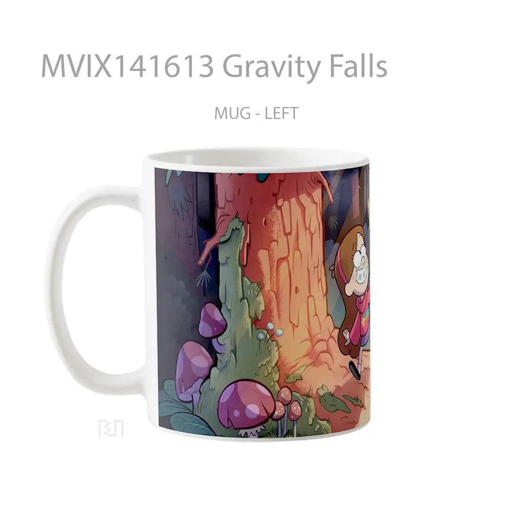 Mug Gravity Falls Gelas Keramik Unik - All-side / Desain