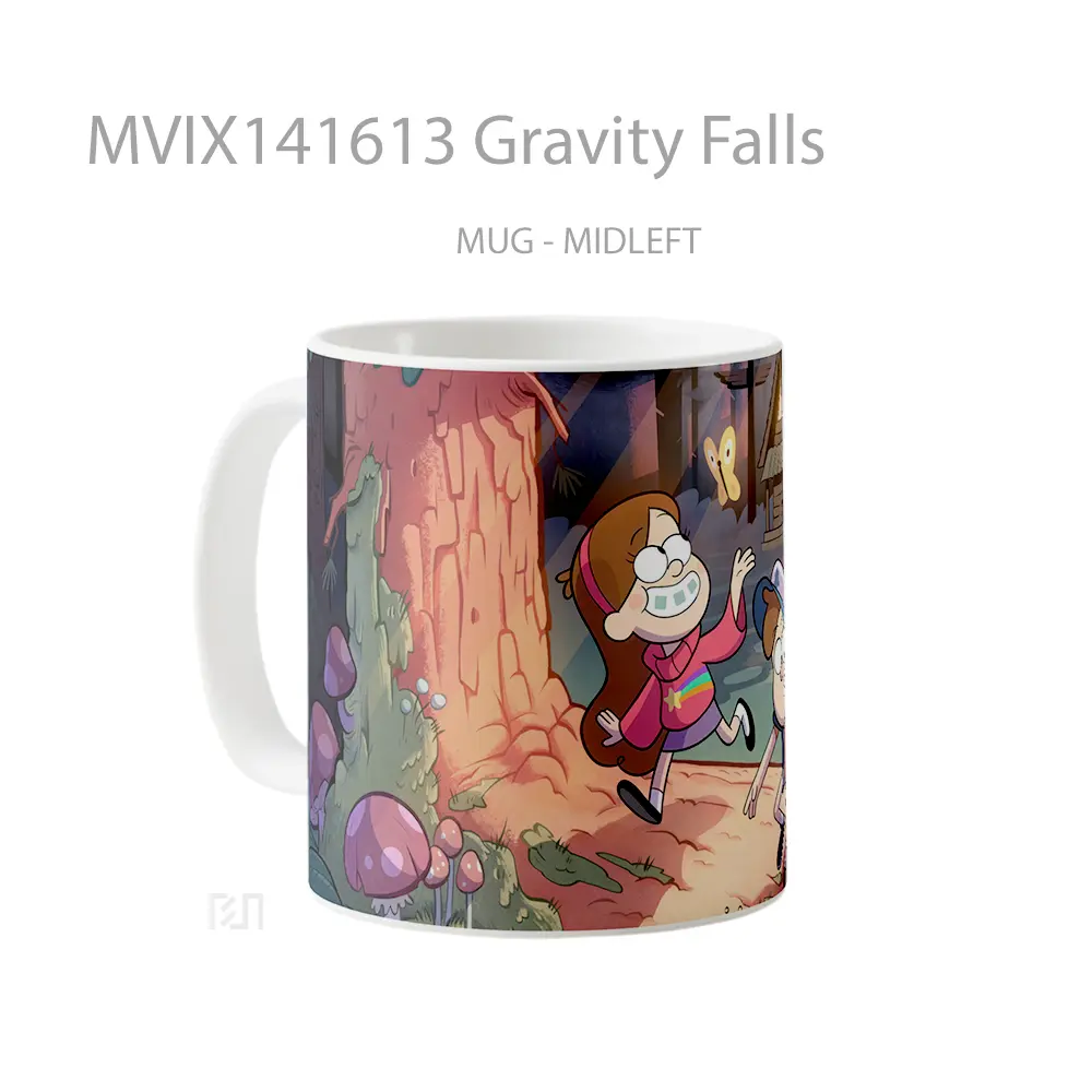 Mug Gravity Falls Gelas Keramik Unik - All-side / Desain