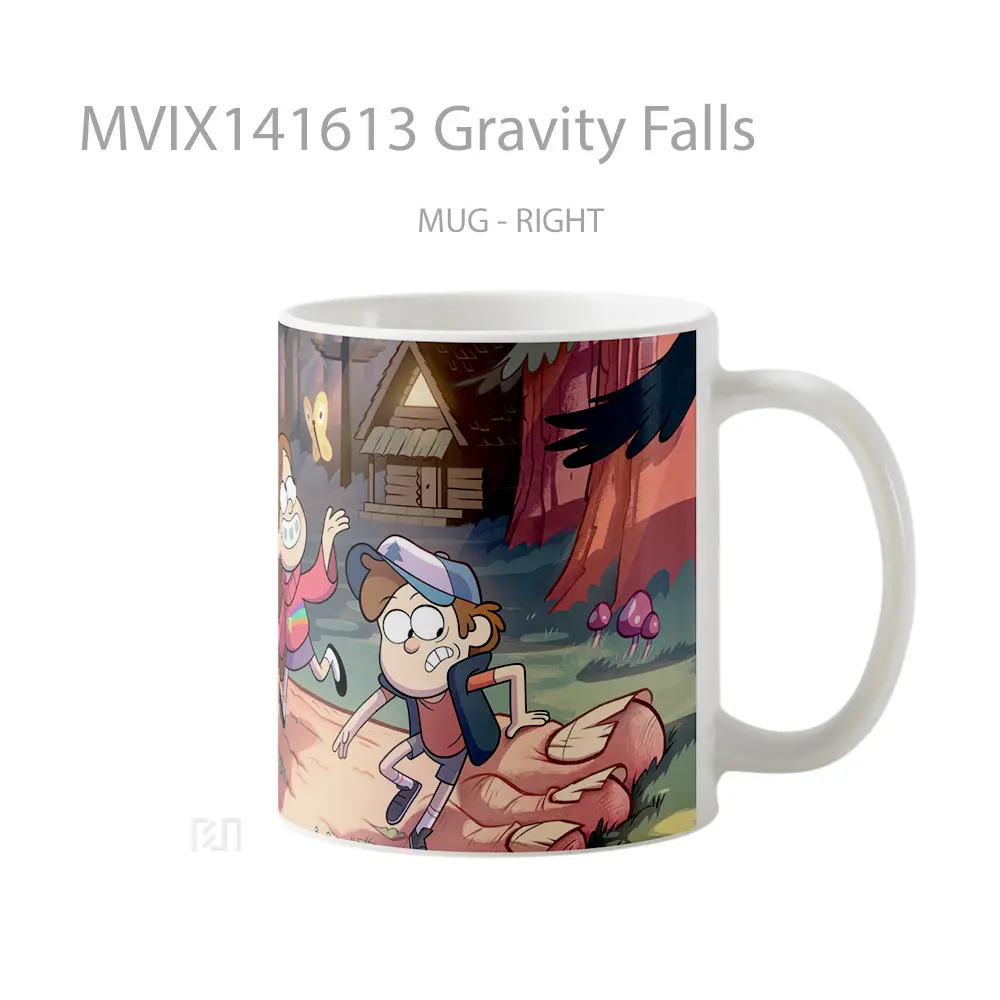 Mug Gravity Falls Gelas Keramik Unik - All-side / Desain