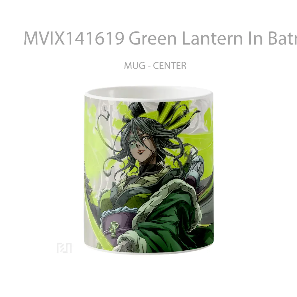 Mug Green Lantern In Batman Ninja Vs Yakuza Gelas Superhero