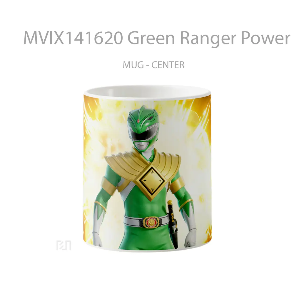 Mug Green Ranger Power Rangers Fortnite Gelas Keramik Unik