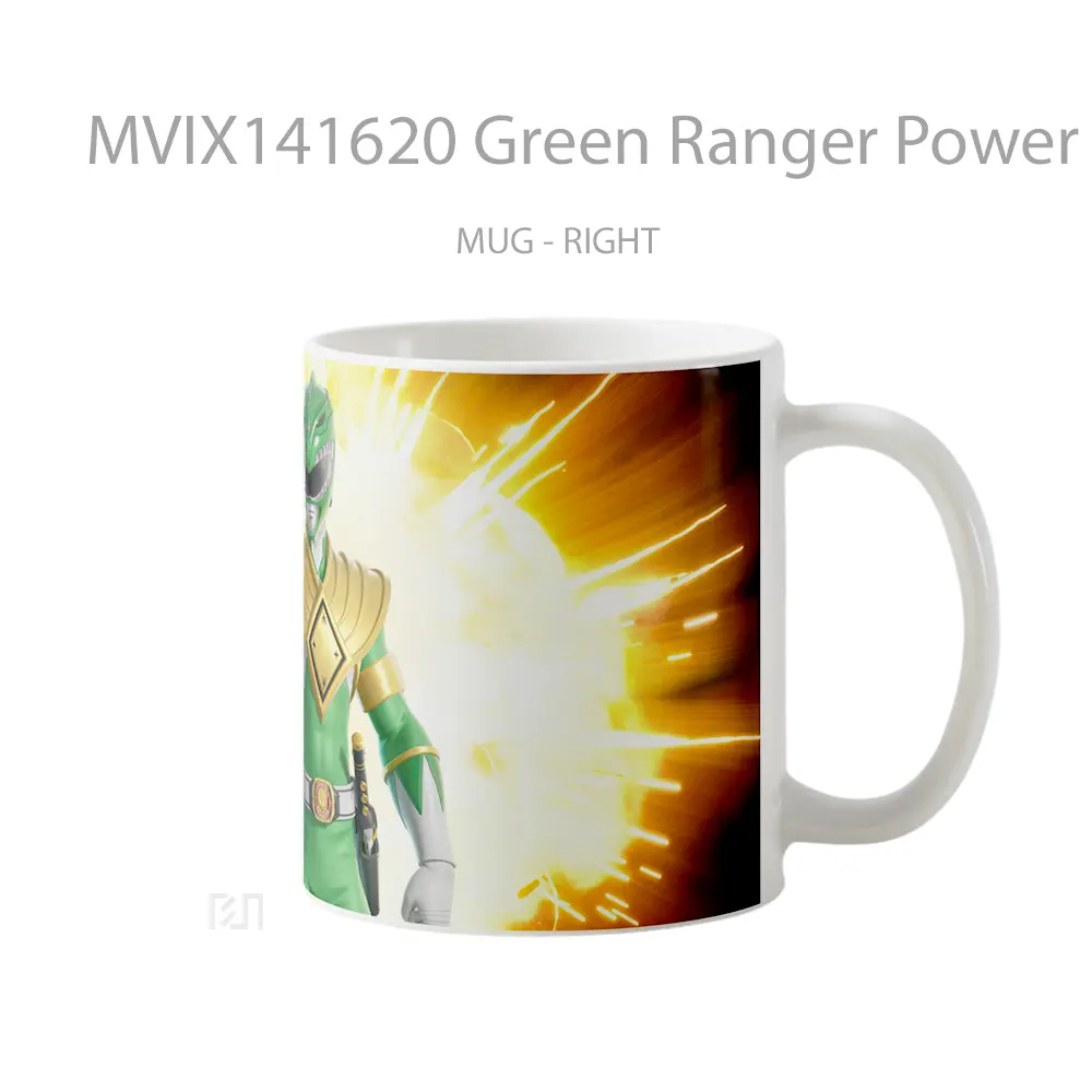 Mug Green Ranger Power Rangers Fortnite Gelas Keramik Unik - All-side / Desain