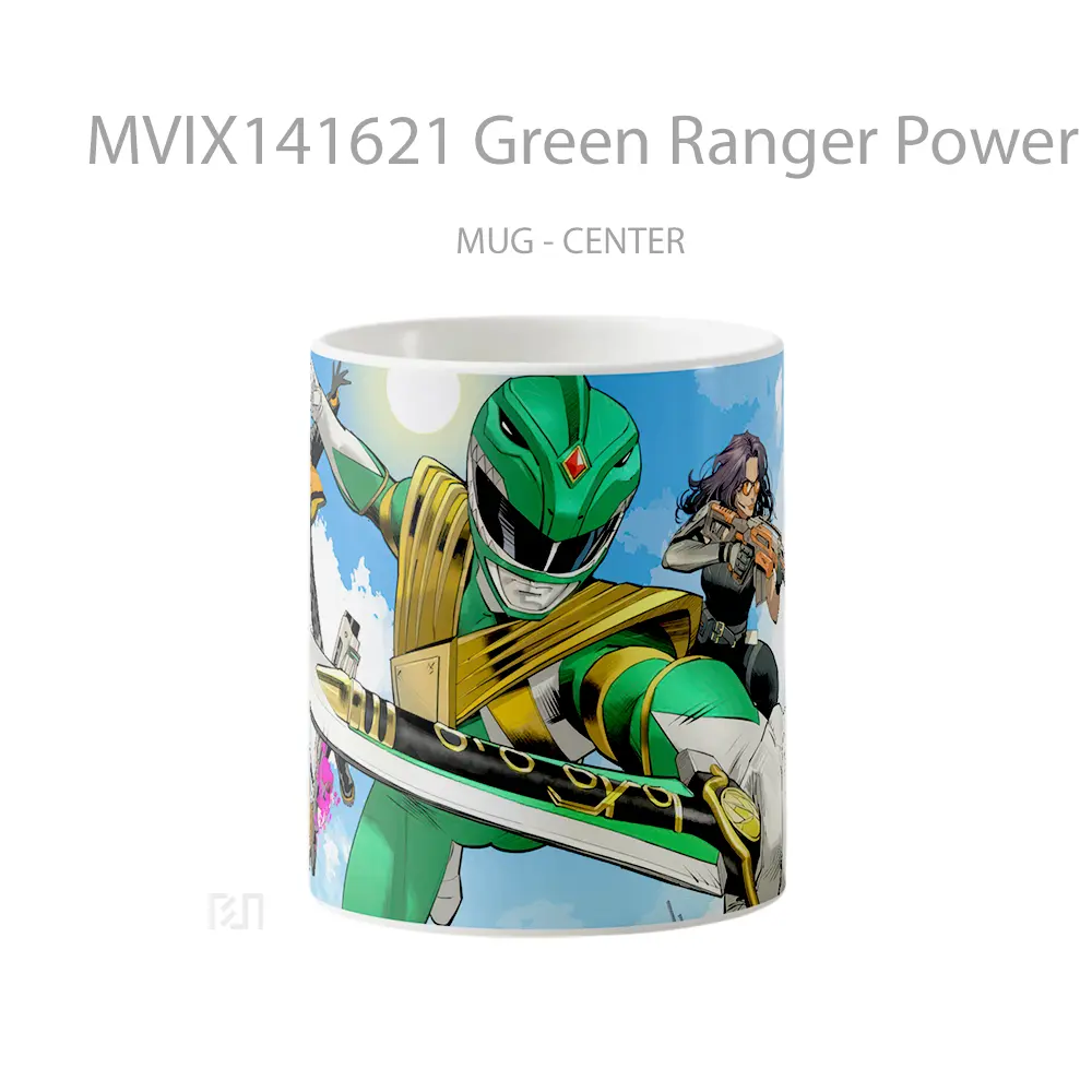 Mug Green Ranger Power Rangers Fortnite Gelas Keramik Unik