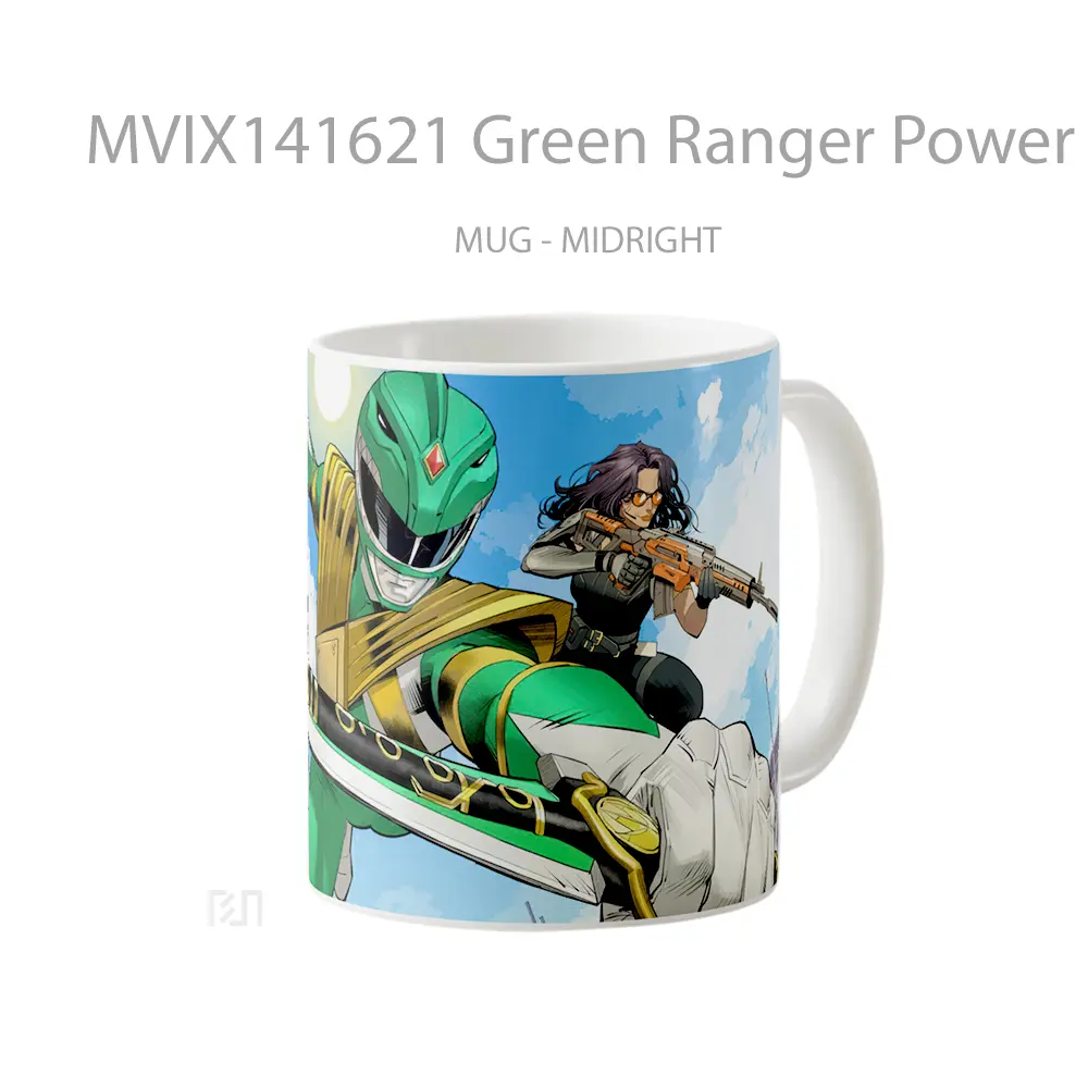 Mug Green Ranger Power Rangers Fortnite Gelas Keramik Unik - All-side / Desain