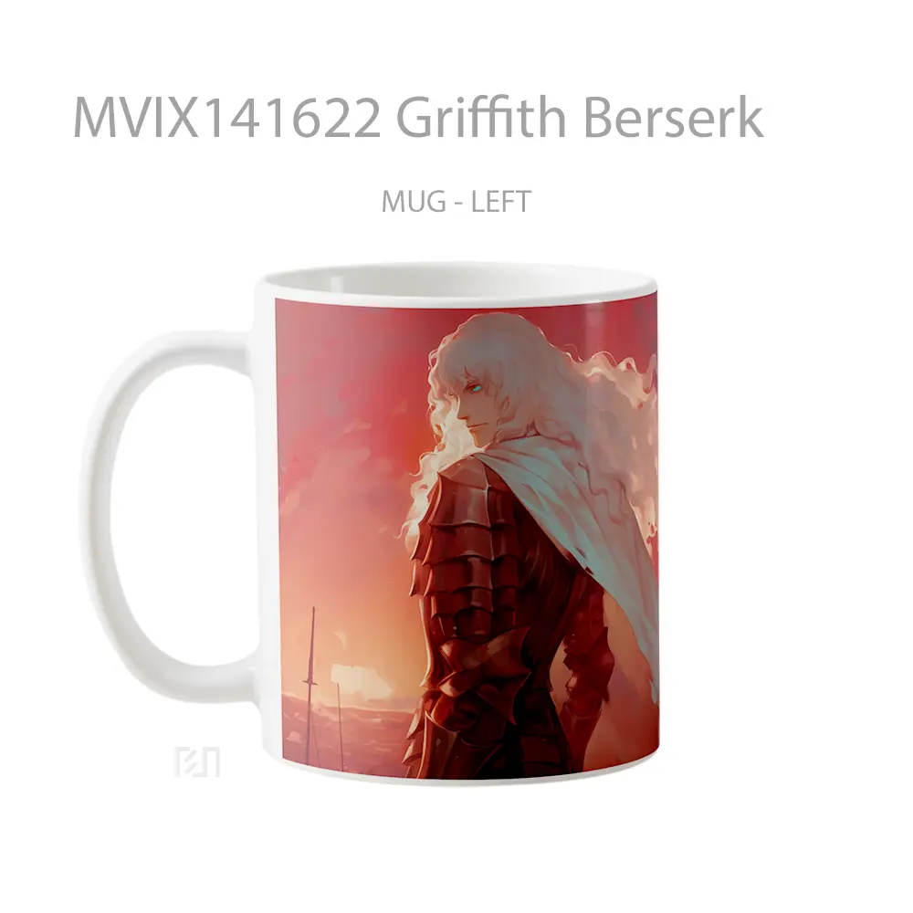 Mug Griffith Berserk Gelas Keramik Unik - All-side / Desain