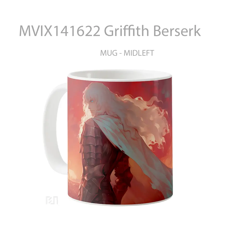 Mug Griffith Berserk Gelas Keramik Unik - All-side / Desain