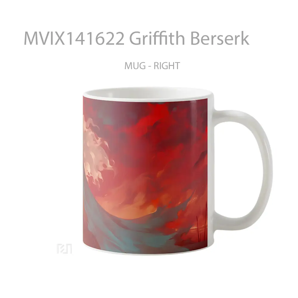 Mug Griffith Berserk Gelas Keramik Unik - All-side / Desain