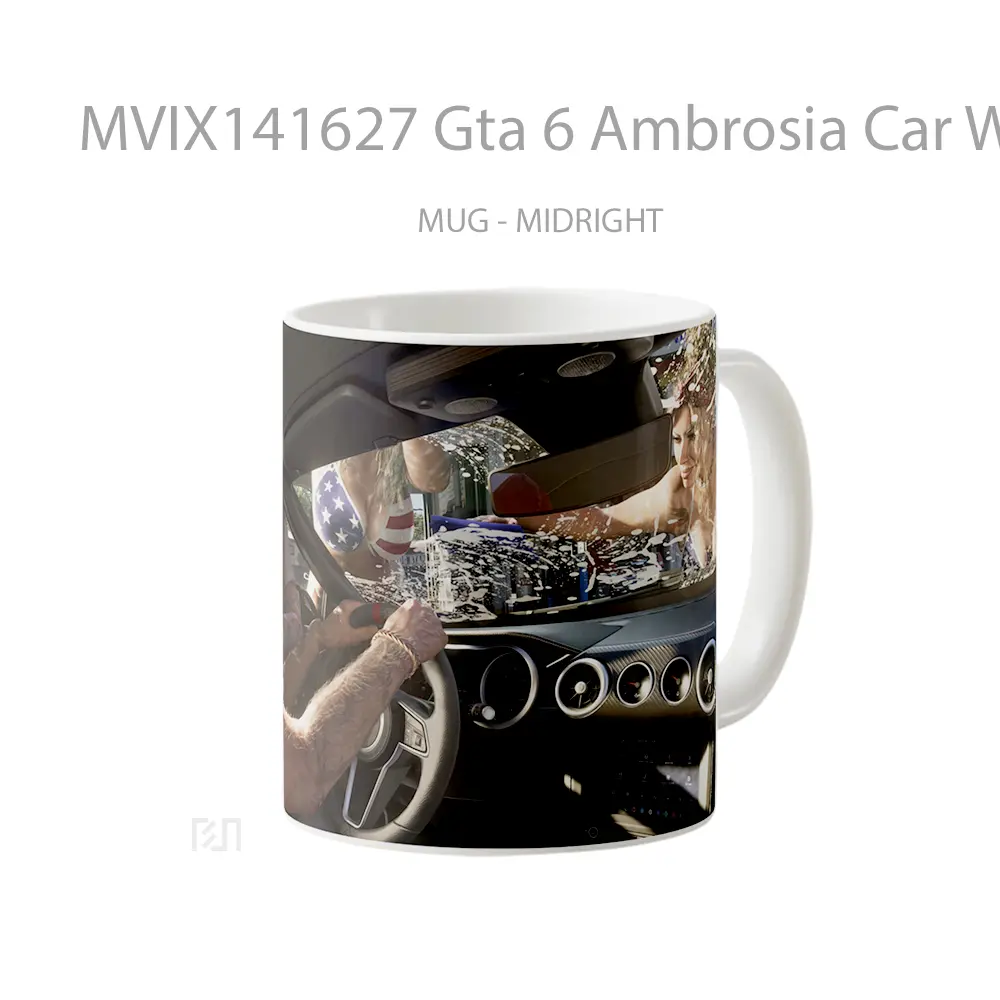 Mug Gta 6 Ambrosia Car Wash Gelas Keramik Unik - All-side / Desain