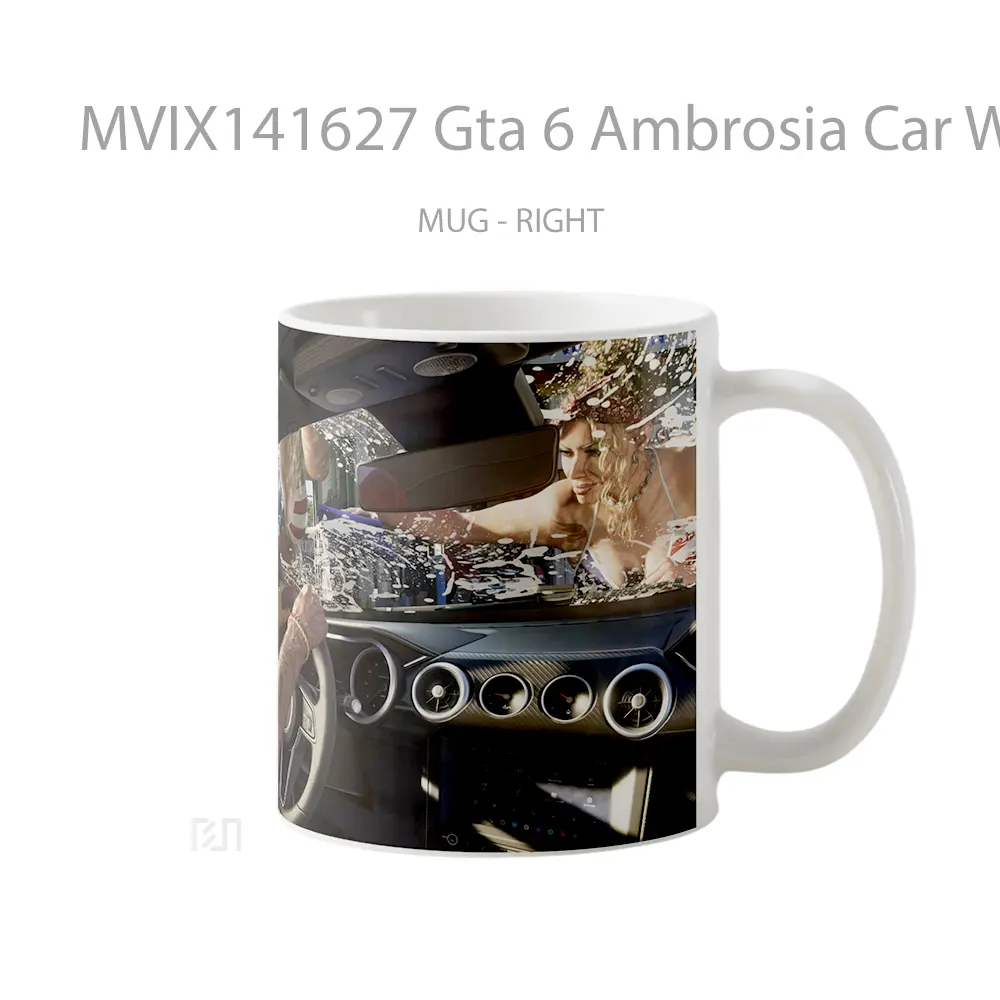 Mug Gta 6 Ambrosia Car Wash Gelas Keramik Unik - All-side / Desain