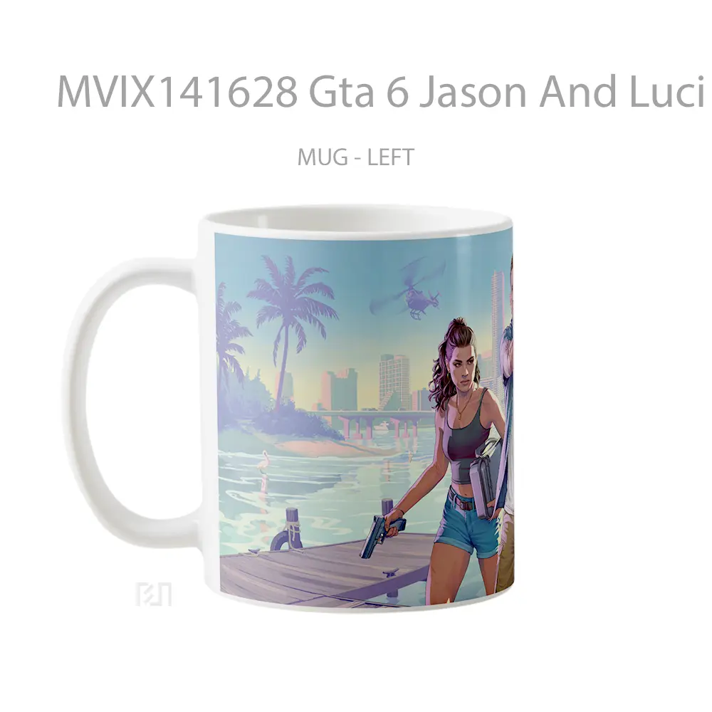 Mug Gta 6 Jason And Luci Gelas Keramik Unik - All-side / Desain
