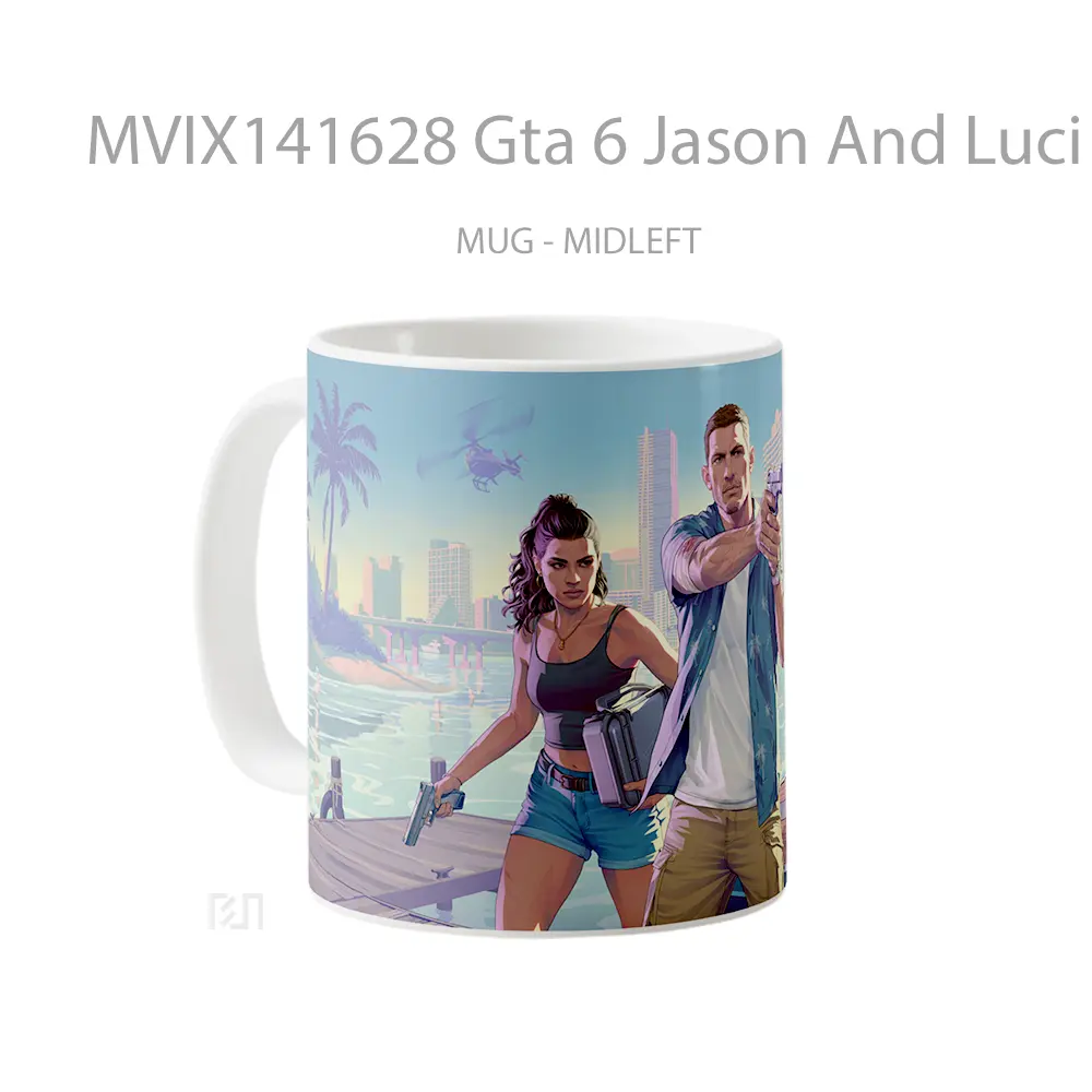 Mug Gta 6 Jason And Luci Gelas Keramik Unik - All-side / Desain