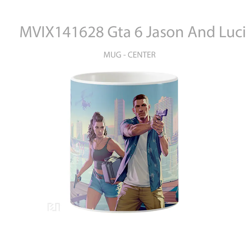 Mug Gta 6 Jason And Luci Gelas Keramik Unik