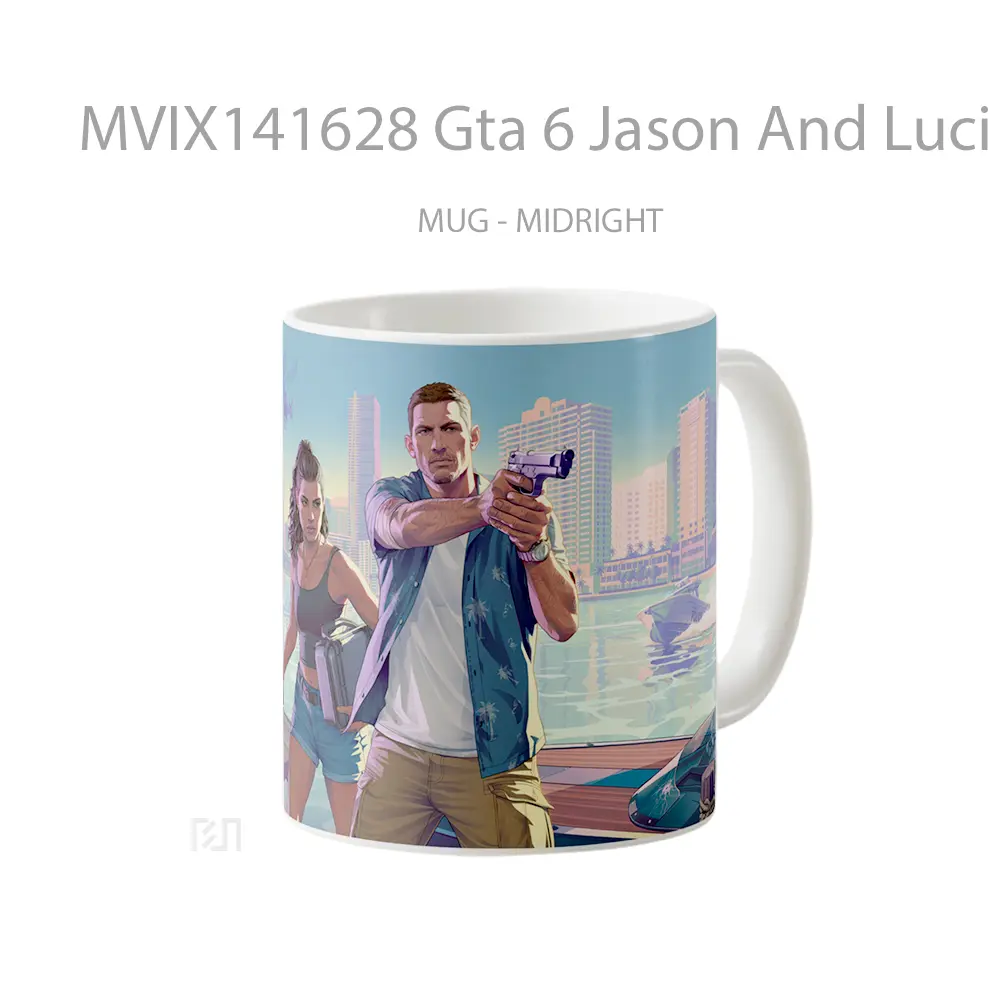 Mug Gta 6 Jason And Luci Gelas Keramik Unik - All-side / Desain