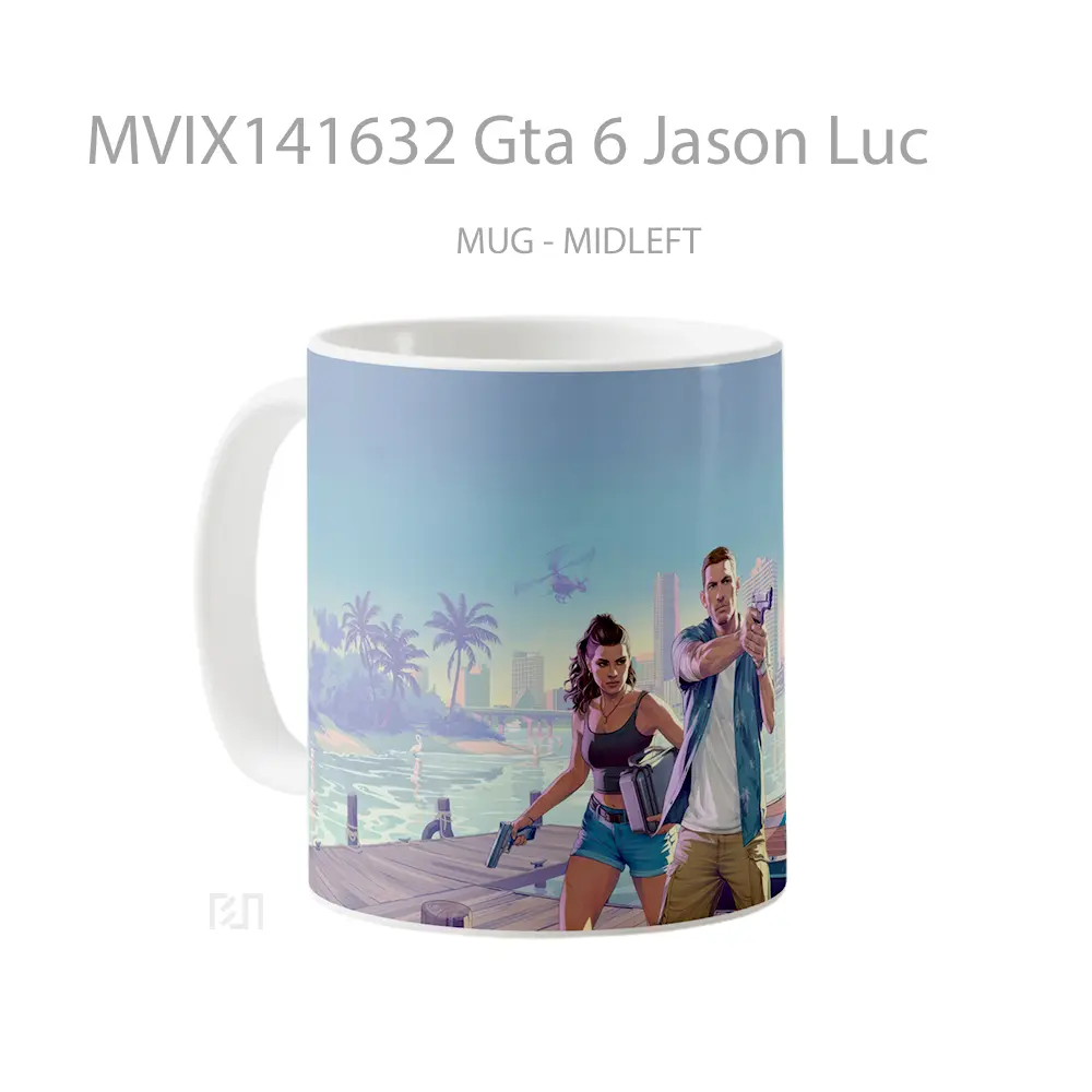 Mug Gta 6 Jason Luc Gelas Keramik Unik - All-side / Desain