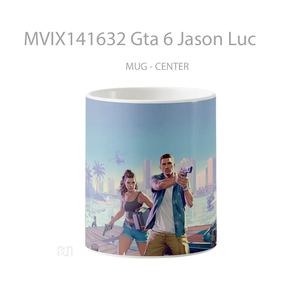 Mug Gta 6 Jason Luc Gelas Keramik Unik