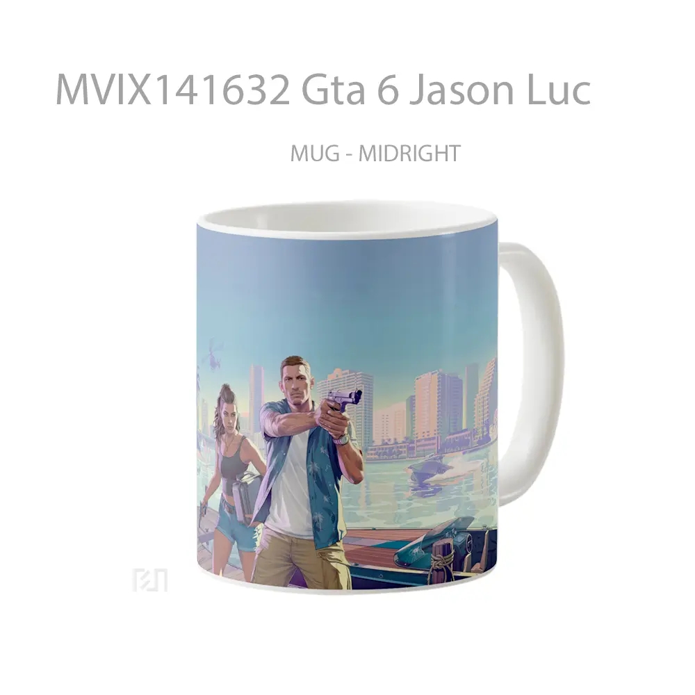 Mug Gta 6 Jason Luc Gelas Keramik Unik - All-side / Desain