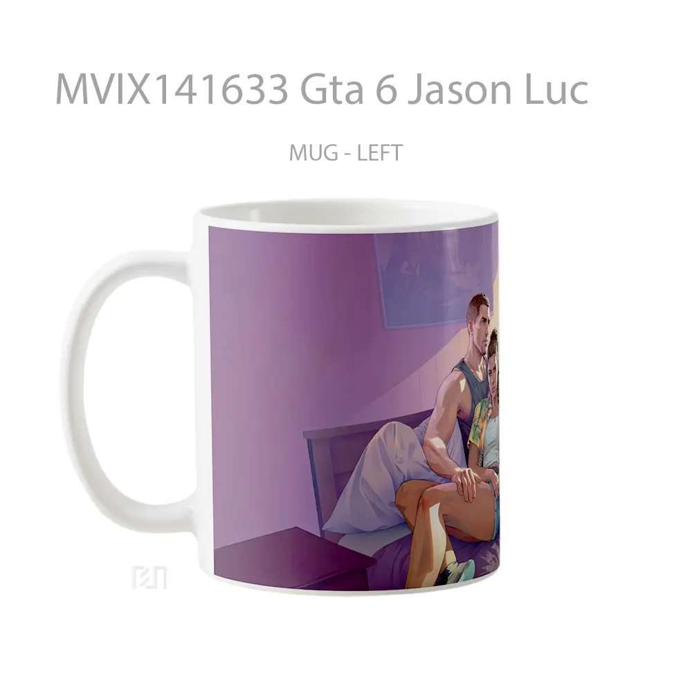 Mug Gta 6 Jason Luc Gelas Keramik Unik - All-side / Desain