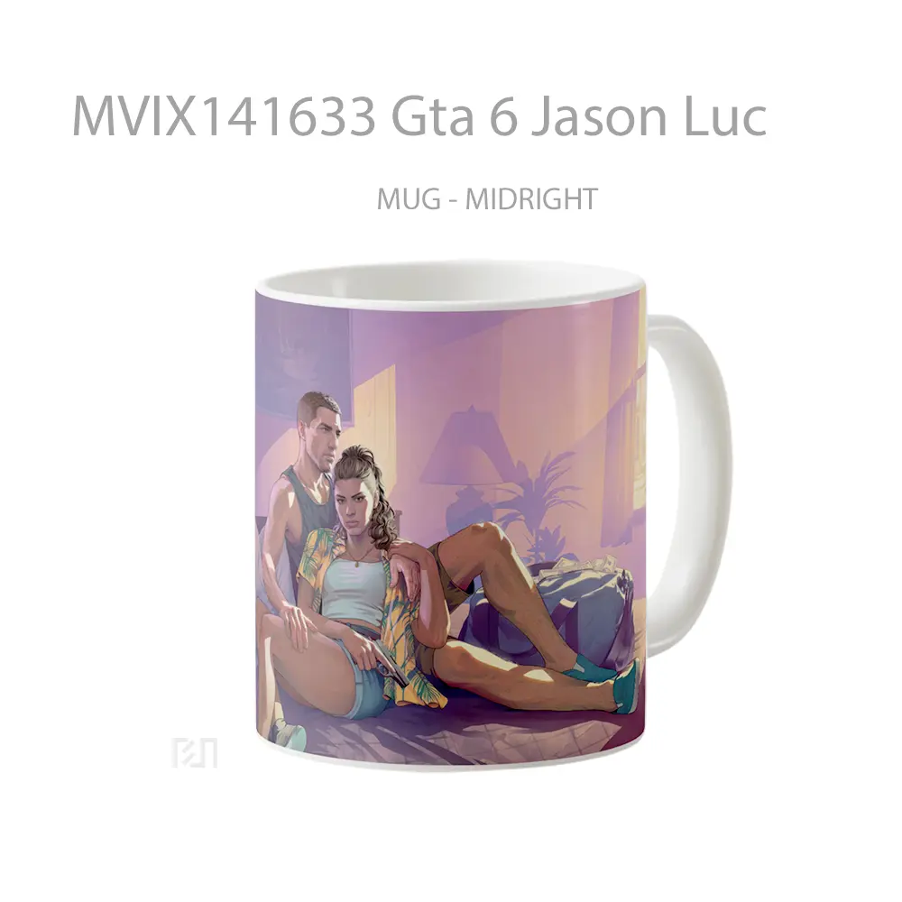 Mug Gta 6 Jason Luc Gelas Keramik Unik - All-side / Desain