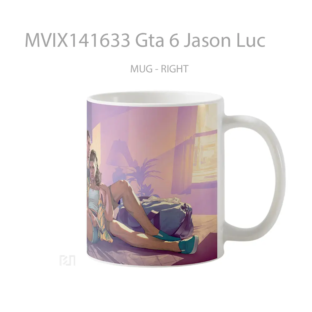 Mug Gta 6 Jason Luc Gelas Keramik Unik - All-side / Desain