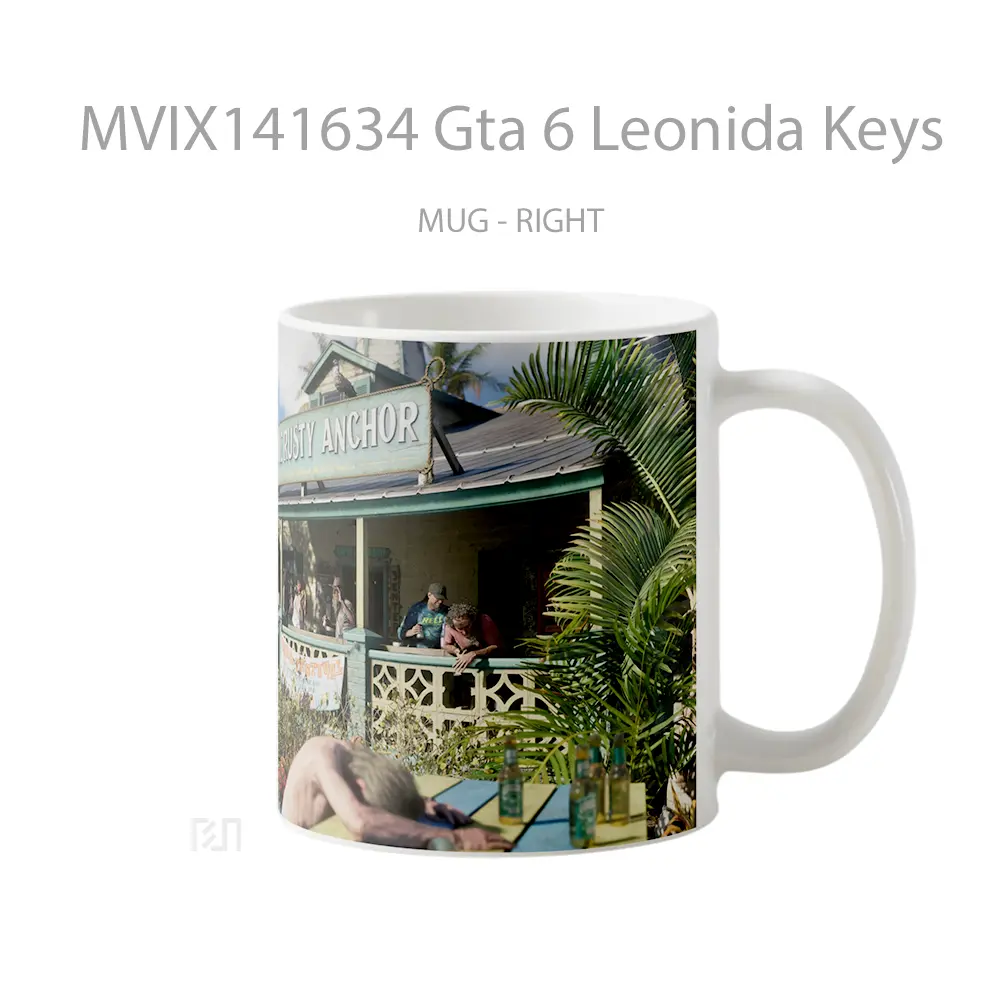 Mug Gta 6 Leonida Keys Gelas Keramik Unik - All-side / Desain