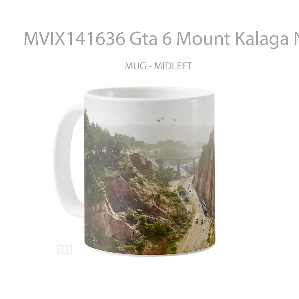 Mug Gta 6 Mount Kalaga National Park Gelas Keramik Unik - All-side / Desain