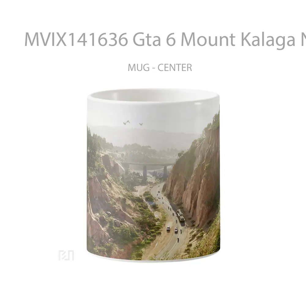Mug Gta 6 Mount Kalaga National Park Gelas Keramik Unik