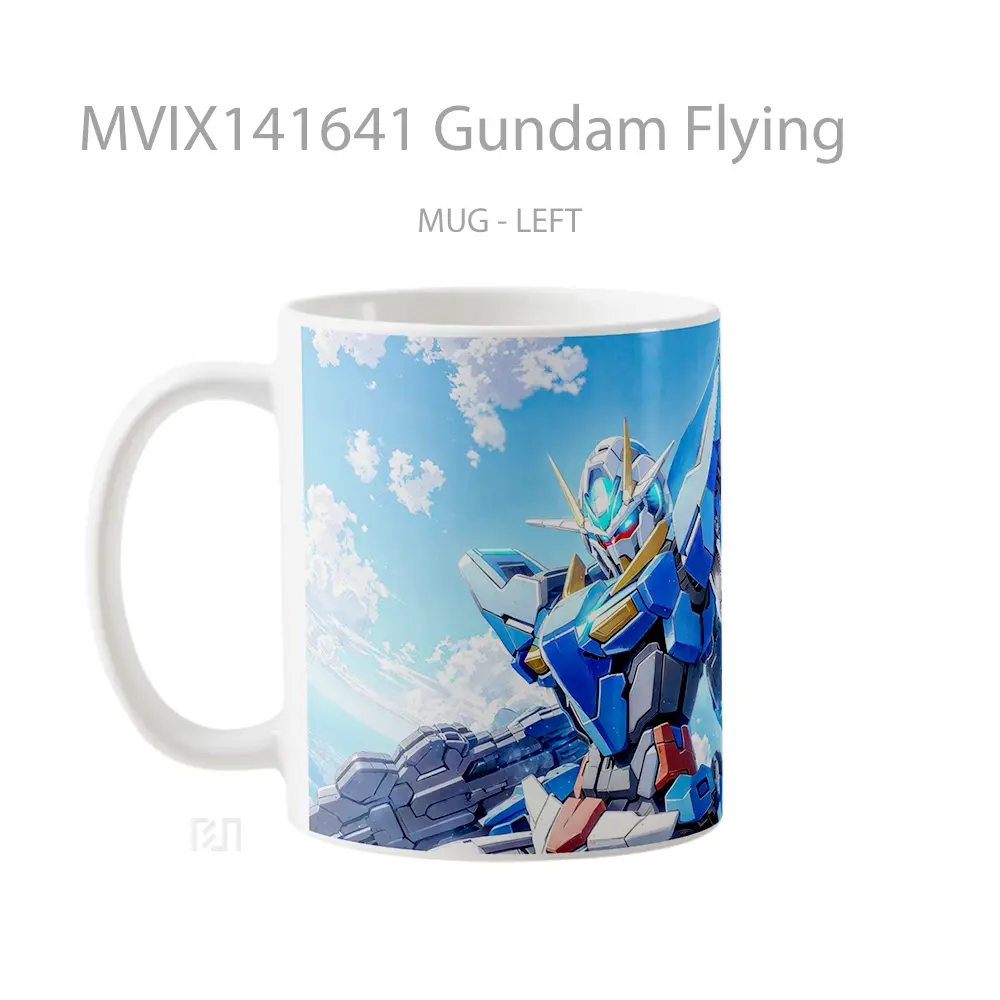 Mug Gundam Flying Gelas Keramik Unik - All-side / Desain