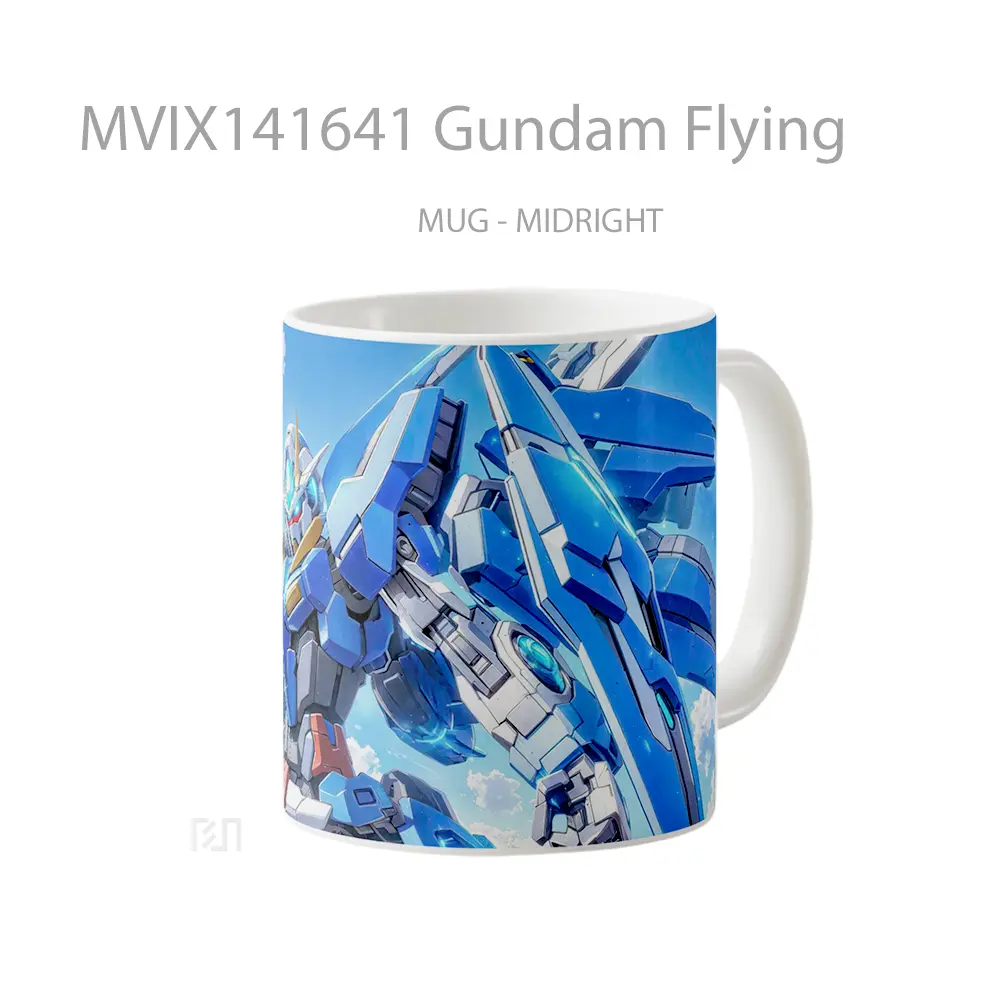 Mug Gundam Flying Gelas Keramik Unik - All-side / Desain