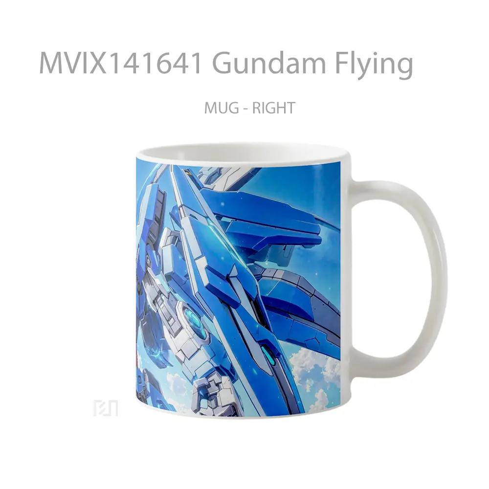 Mug Gundam Flying Gelas Keramik Unik - All-side / Desain