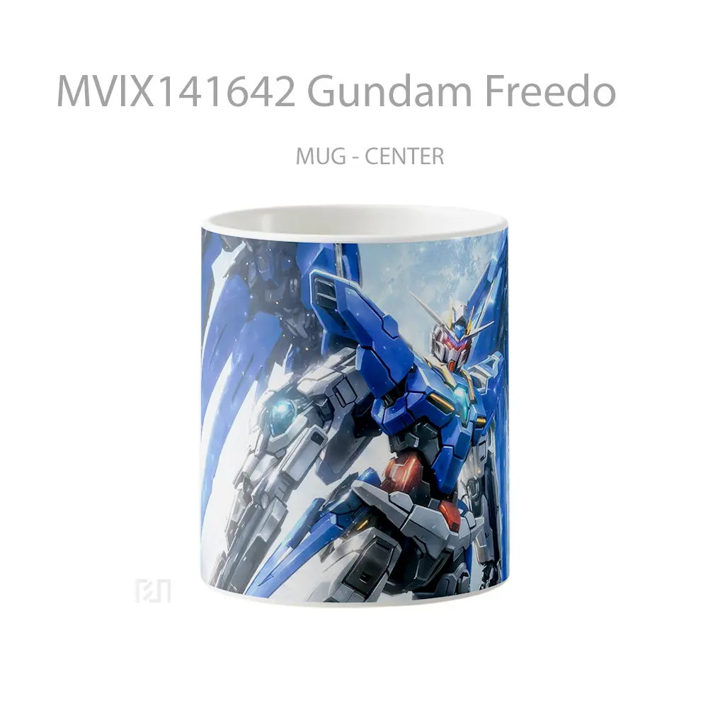 Mug Gundam Freedo Gelas Keramik Unik