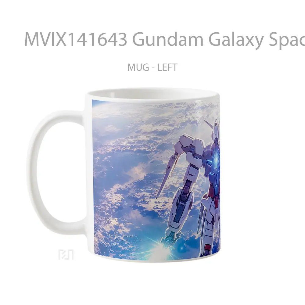 Mug Gundam Galaxy Space Planet Gelas Keramik Unik - All-side / Desain
