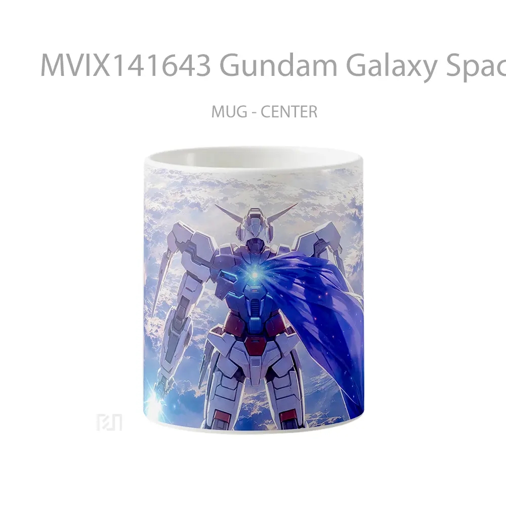 Mug Gundam Galaxy Space Planet Gelas Keramik Unik