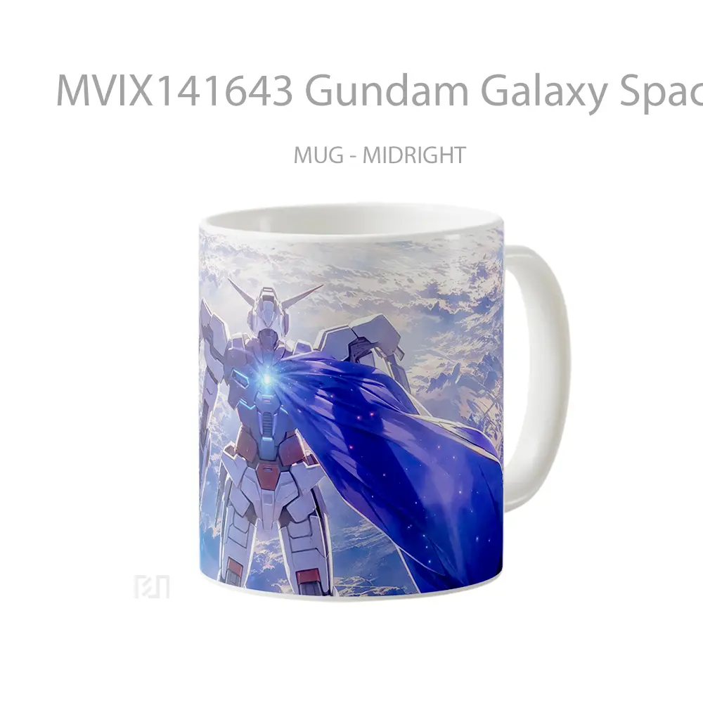 Mug Gundam Galaxy Space Planet Gelas Keramik Unik - All-side / Desain