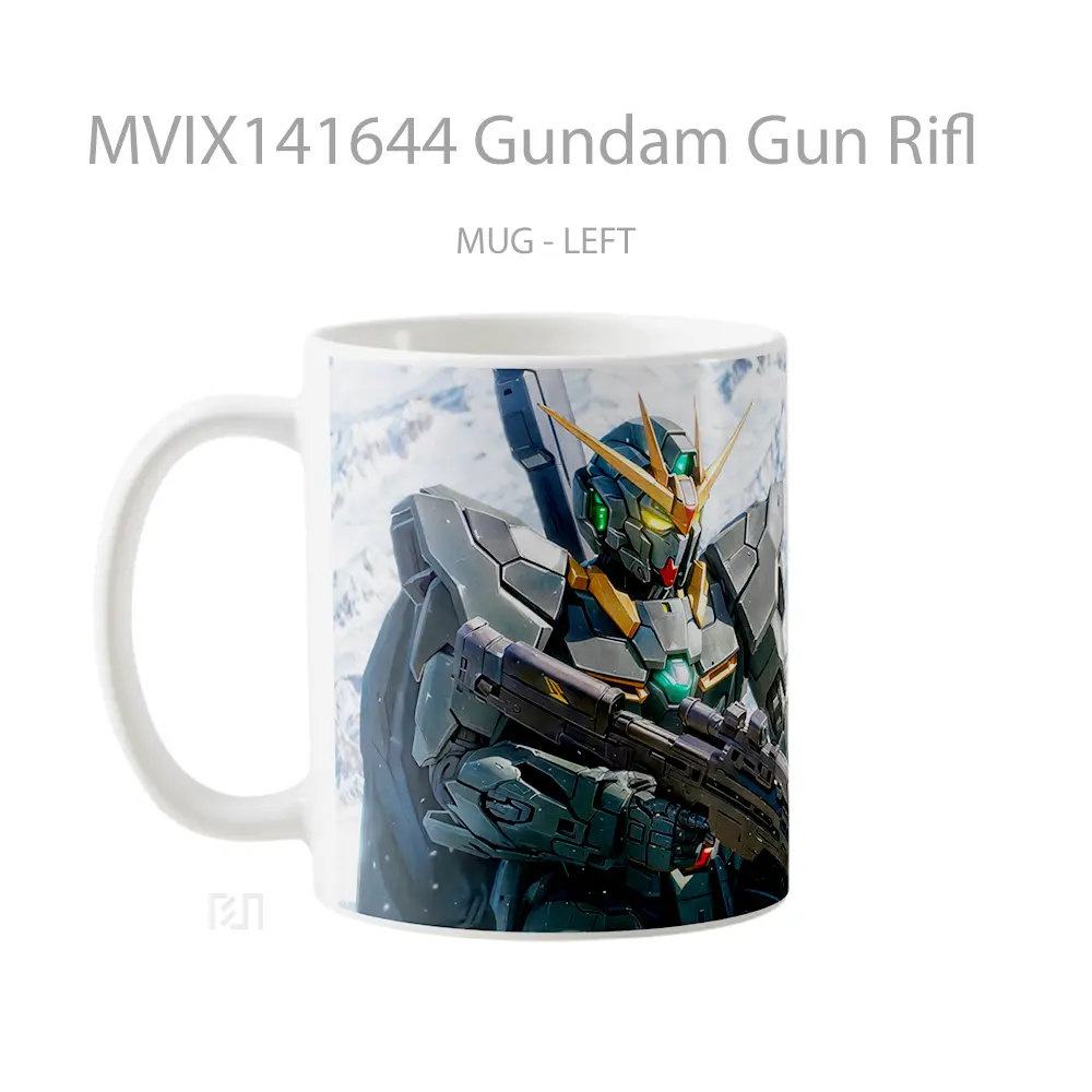 Mug Gundam Gun Rifl Gelas Keramik Unik - All-side / Desain