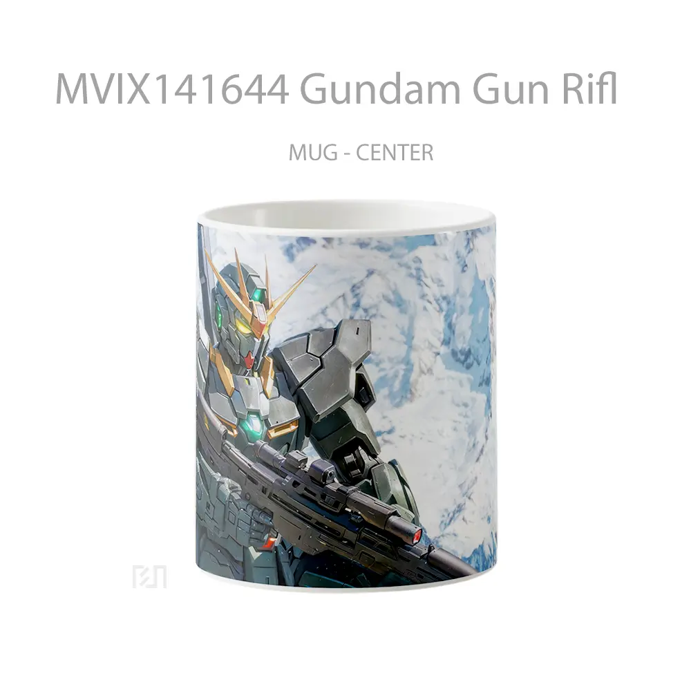 Mug Gundam Gun Rifl Gelas Keramik Unik