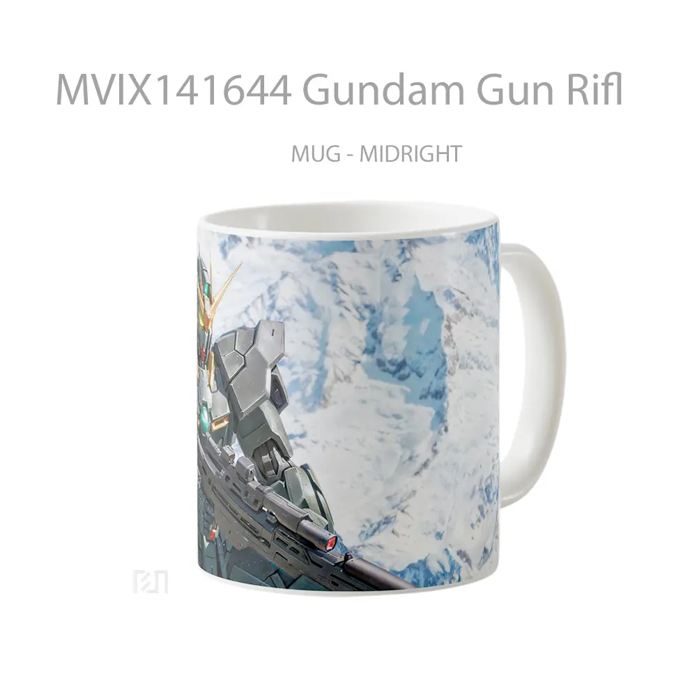 Mug Gundam Gun Rifl Gelas Keramik Unik - All-side / Desain