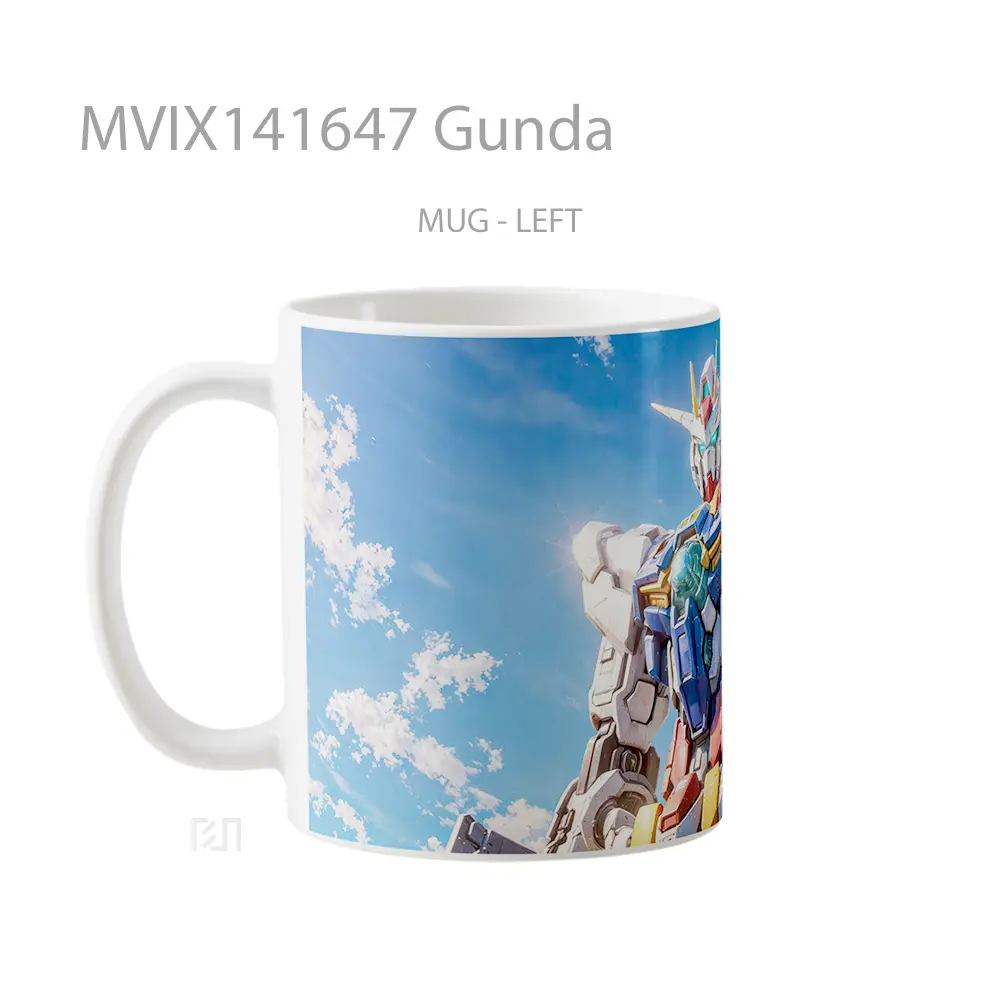 Mug Gunda Gelas Keramik Unik - All-side / Desain