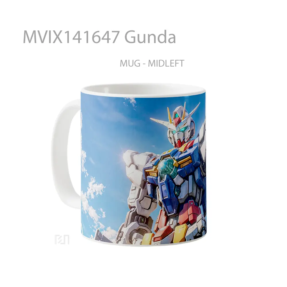 Mug Gunda Gelas Keramik Unik - All-side / Desain