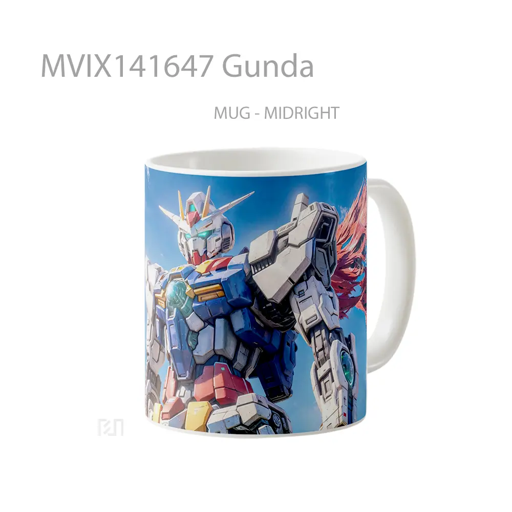 Mug Gunda Gelas Keramik Unik - All-side / Desain