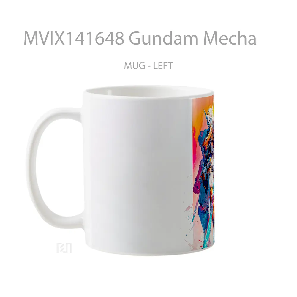 Mug Gundam Mecha Gelas Keramik Unik - All-side / Desain