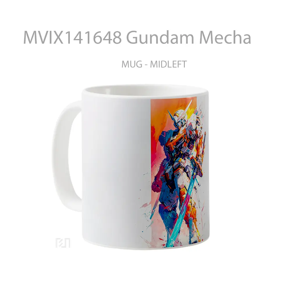 Mug Gundam Mecha Gelas Keramik Unik - All-side / Desain