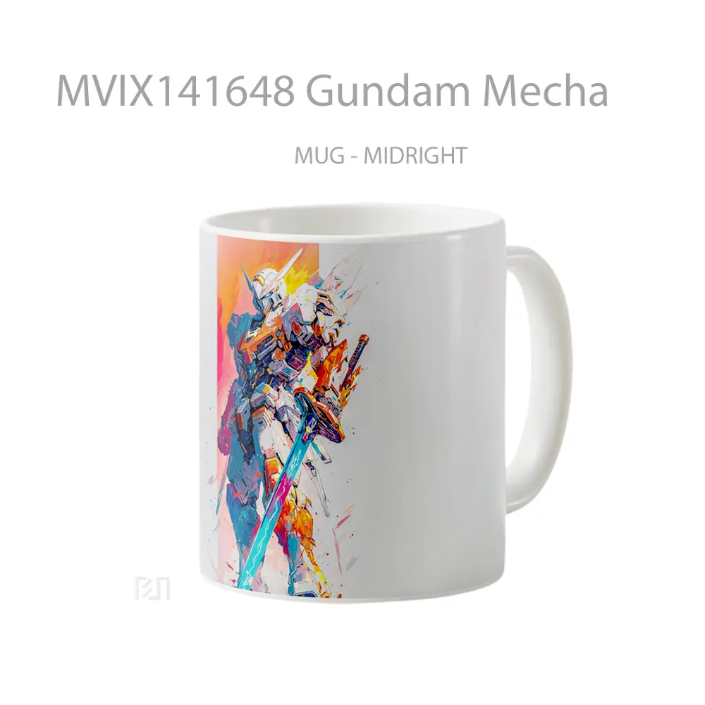 Mug Gundam Mecha Gelas Keramik Unik - All-side / Desain
