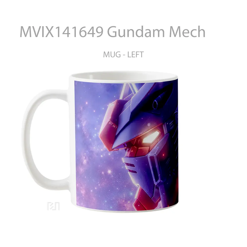 Mug Gundam Mech Gelas Keramik Unik - All-side / Desain
