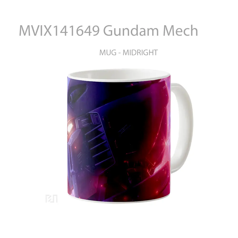 Mug Gundam Mech Gelas Keramik Unik - All-side / Desain