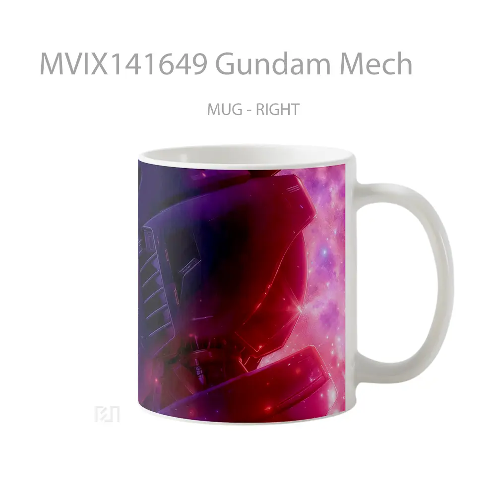 Mug Gundam Mech Gelas Keramik Unik - All-side / Desain