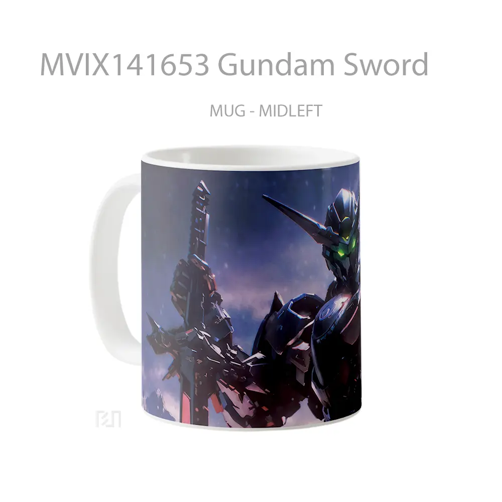Mug Gundam Sword Gelas Keramik Unik - All-side / Desain