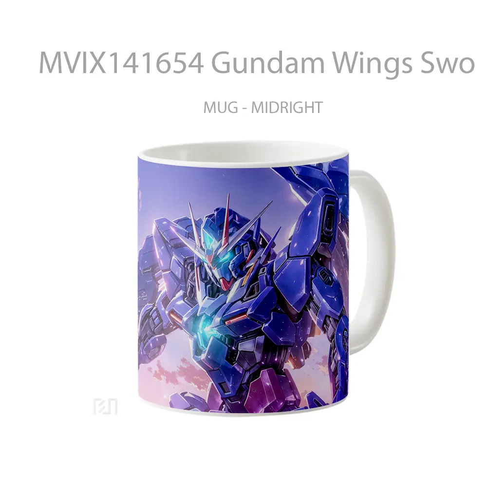 Mug Gundam Wings Swo Gelas Keramik Unik - All-side / Desain