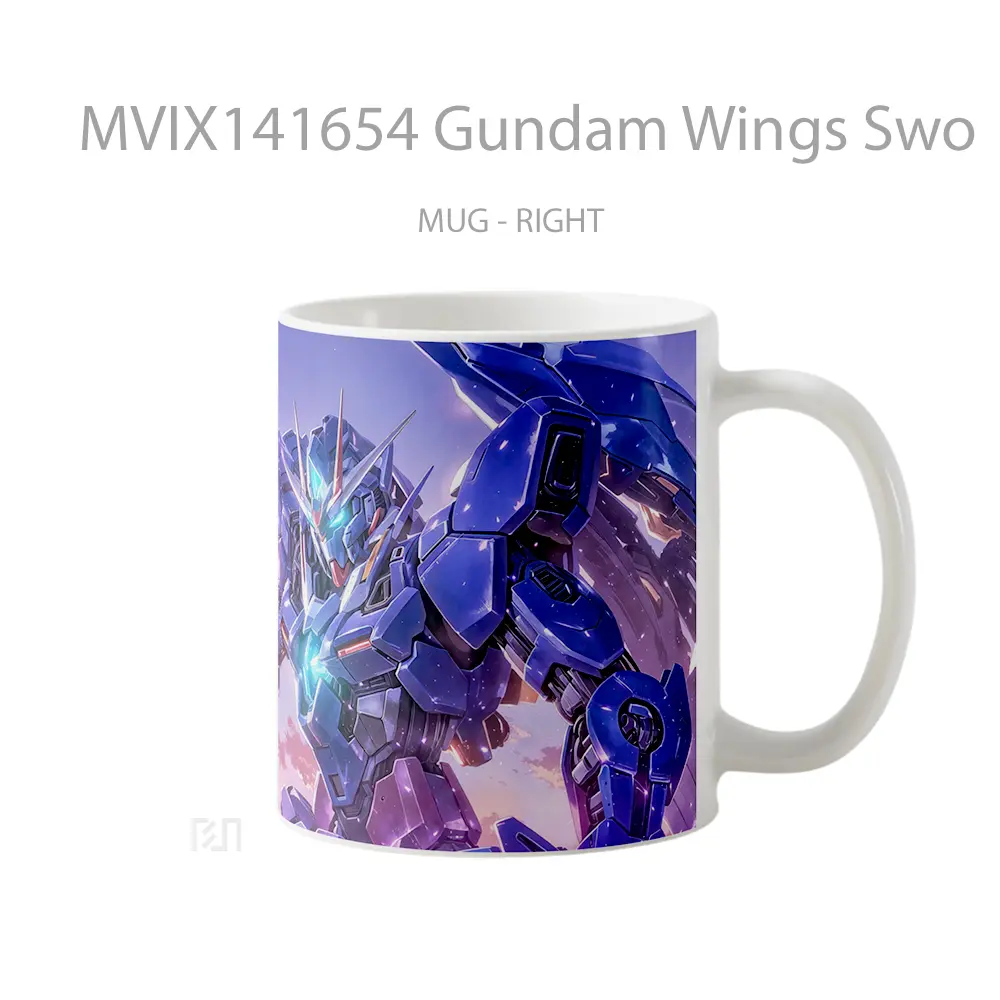 Mug Gundam Wings Swo Gelas Keramik Unik - All-side / Desain